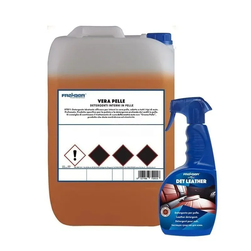 Vera pelle est un produit spécialement conçu pour le nettoyage des cuirs.